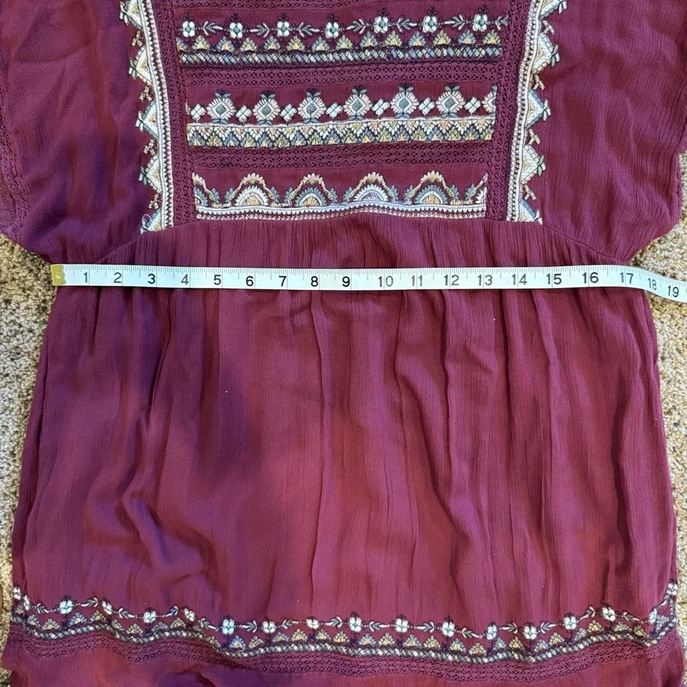 Free People Sunrise Wanderer Mini Dress. Size Small - Picture 12 of 13